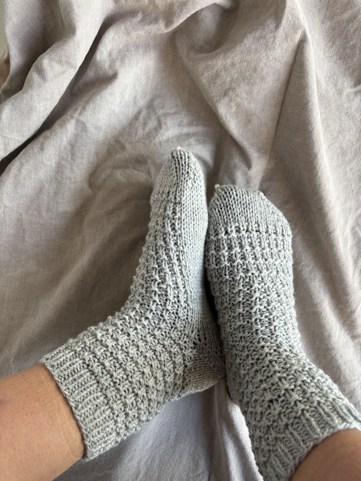 Snowdrop Chunky Socks – Strikkeopskrift - Billede 2