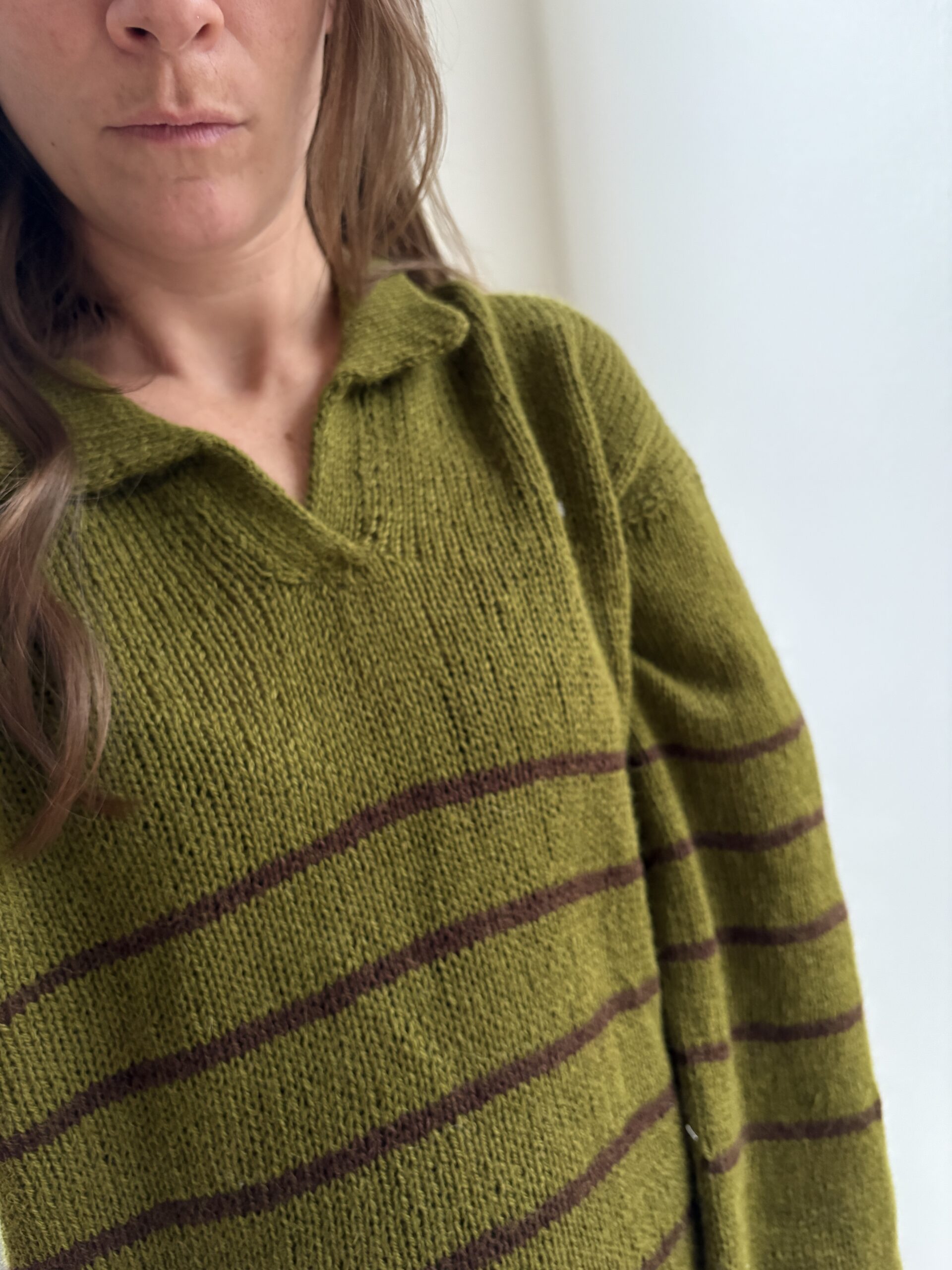 Autumn Bliss Polo med dobbeltstrikket krave