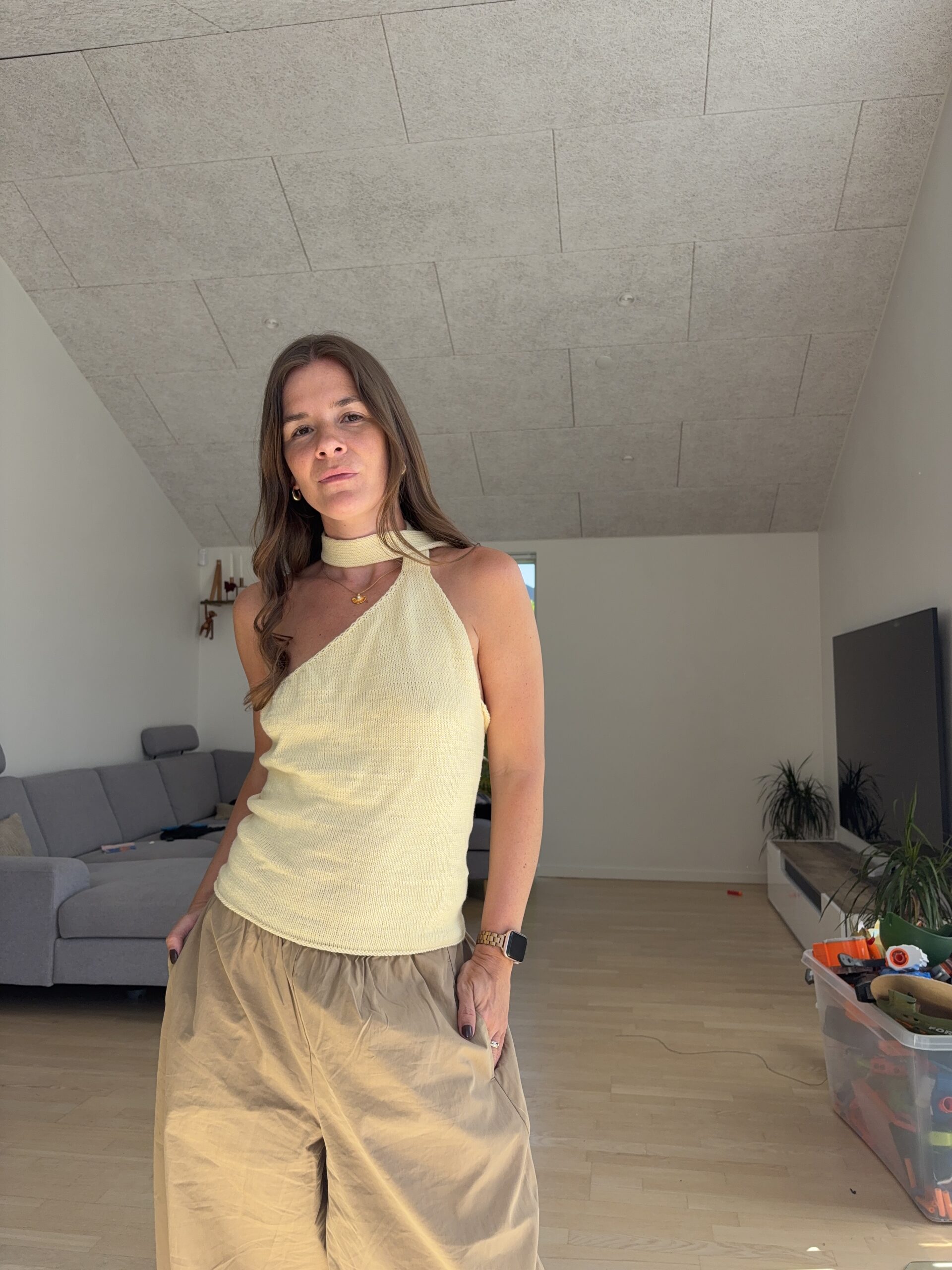 Canna Top | Strikkeopskrift på feminin sommertop - Billede 7