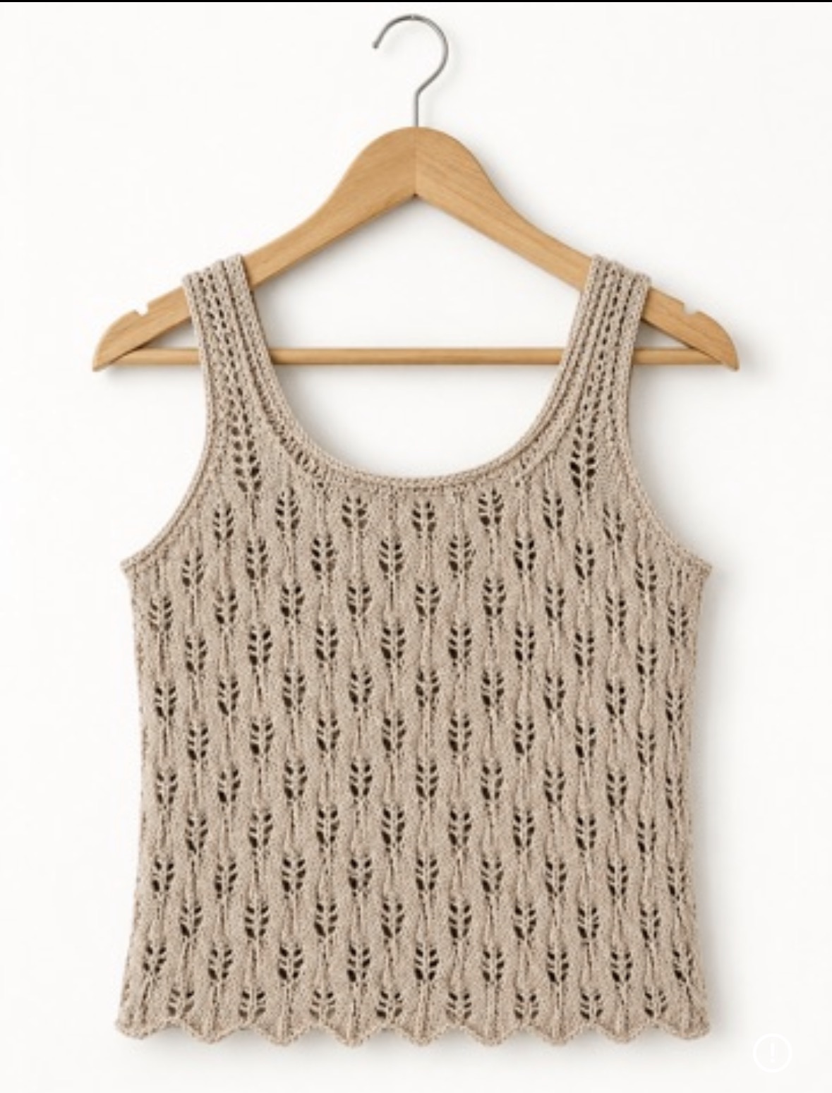 Midsummer Leaf top - Strikkeopskrift - Billede 3
