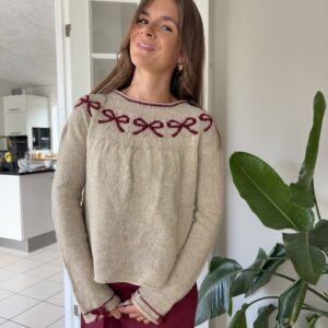 Birch Ribbon Sweater – Strikkeopskrift