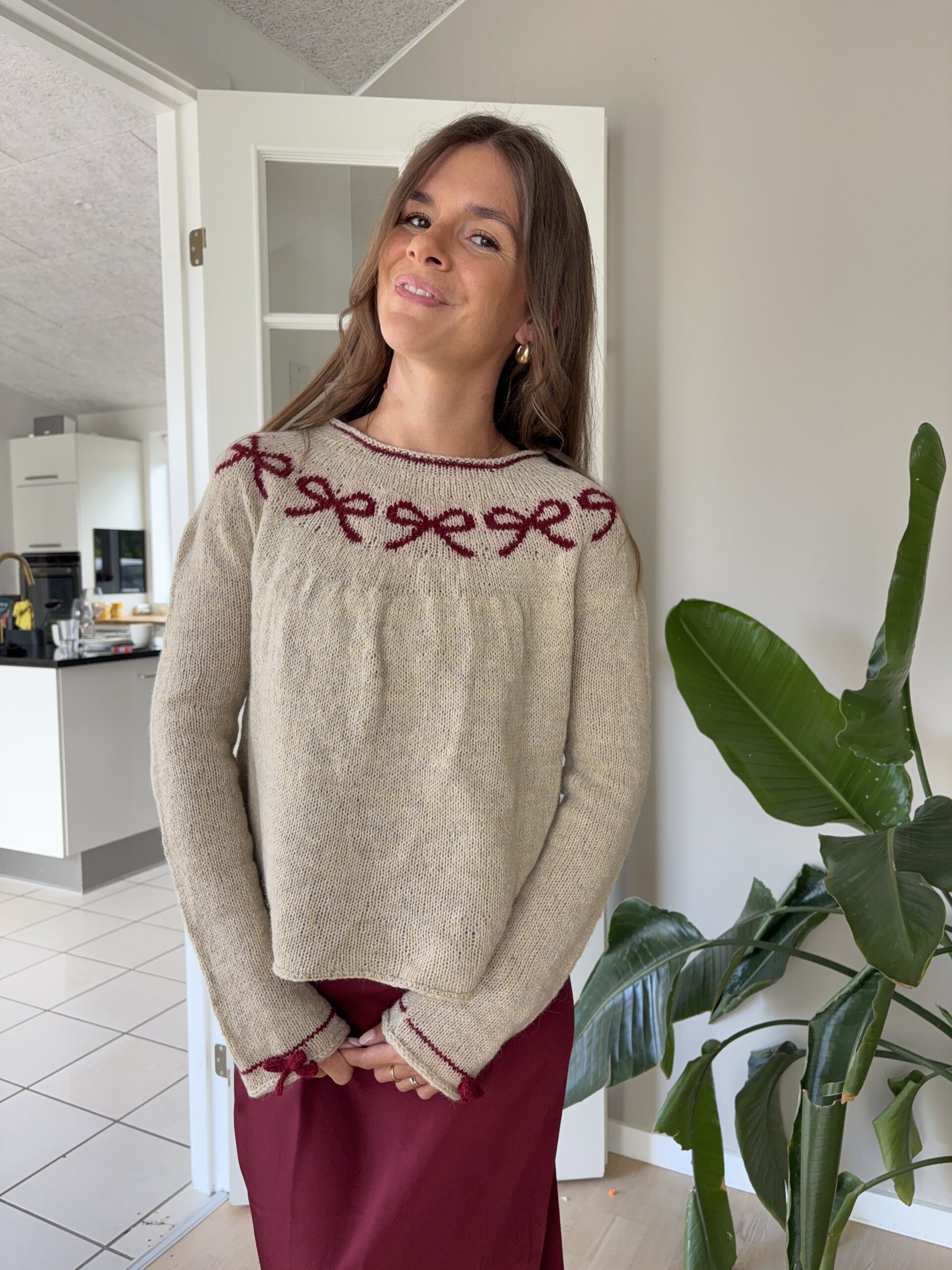 Birch Ribbon Sweater – Strikkeopskrift