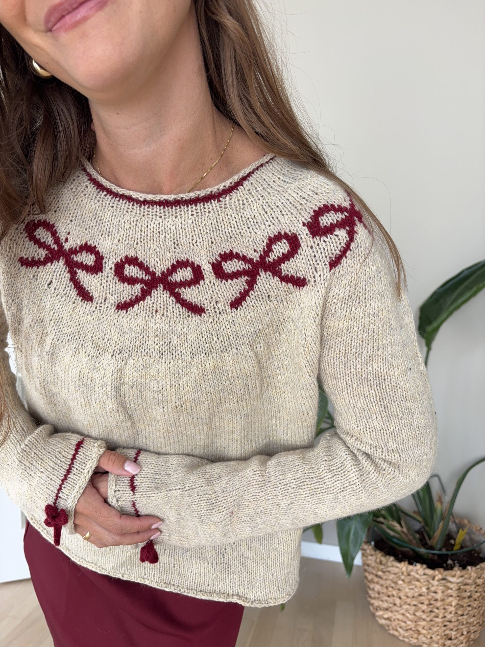 Birch Ribbon Sweater – Strikkeopskrift - Billede 4