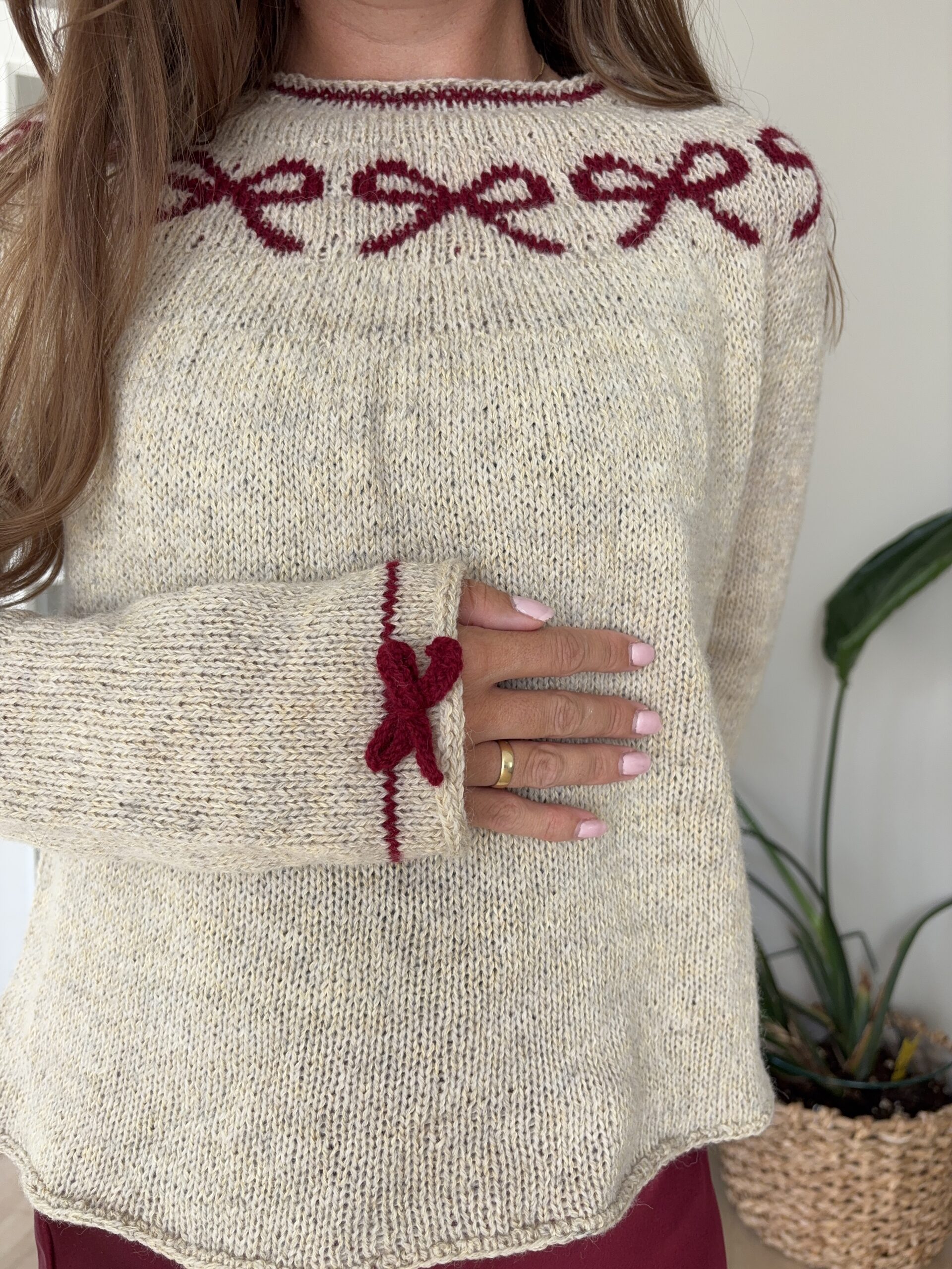 Birch Ribbon Sweater – Strikkeopskrift - Billede 2